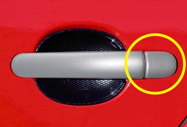Milotec kryty klik malé, ABS stříbrný, 4x díl bez otvoru