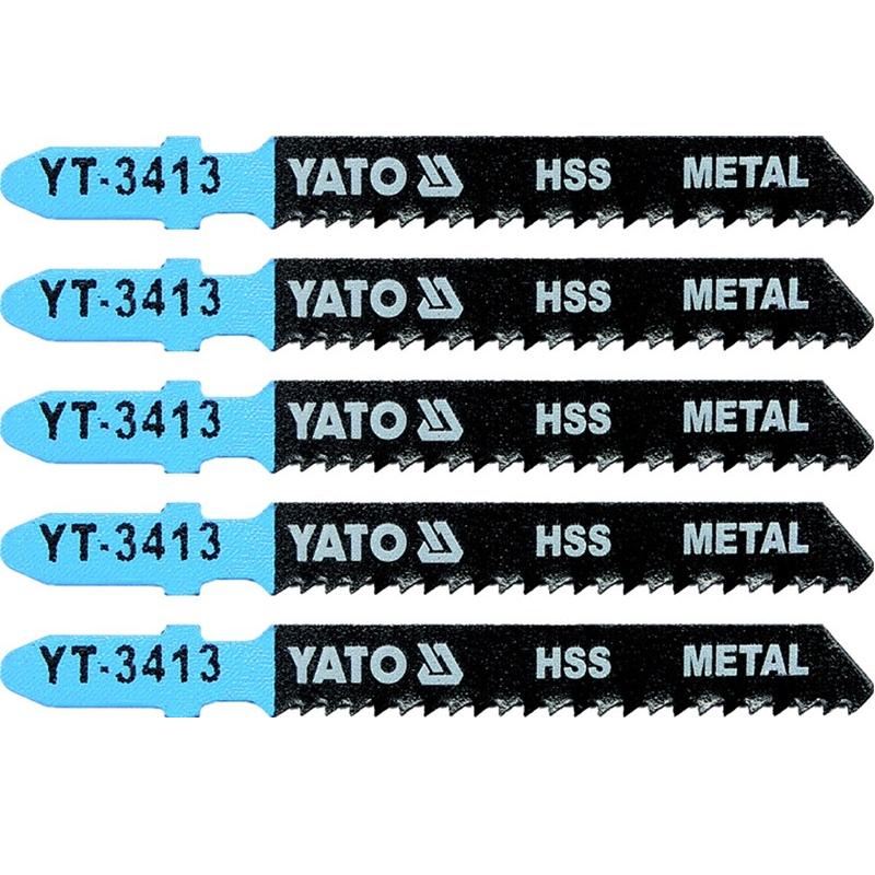 List pilový do přímočaré pily na kov typ T 12TPI sada 5 ks Yato YT-3413