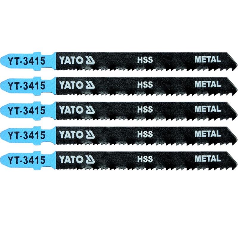 List pilový do přímočaré pily na kov typ T 24-10TPI sada 5 ks Yato YT-3415