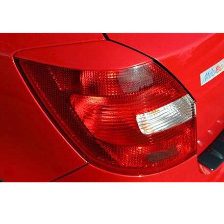 Kryty zadních svítilen Milotec - ABS černý, Škoda Fabia II
