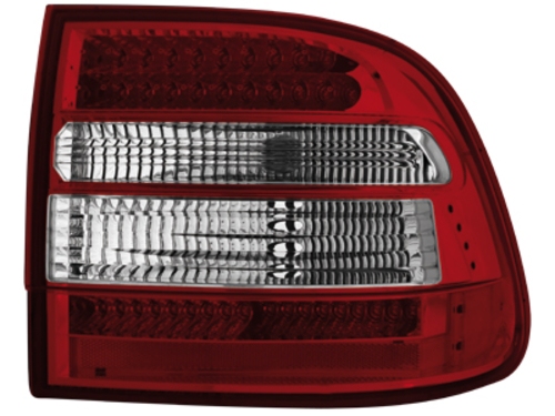 LED zadní světla Porsche Cayenne 03-07 červené/crystal