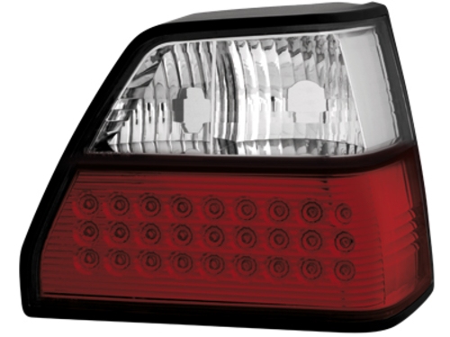 LED zadní světla VW Golf II 83-92 červené/crystal