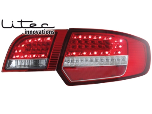 LITEC LED zadní světla Audi A3 Sportback 03-08 červené/crystal