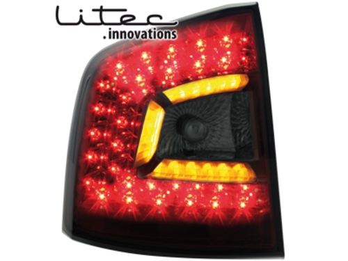 LITEC LED zadní světla Skoda Octavia 1Z Combi 04-08 červené/kouřové