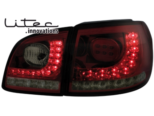 LITEC LED zadní světla VW Golf V/VI Plus 05+ červené/kouřové