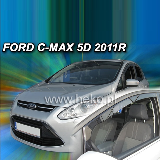 Protiprůvanové plexi ofuky (deflektory) Ford C MAX 5D 11R