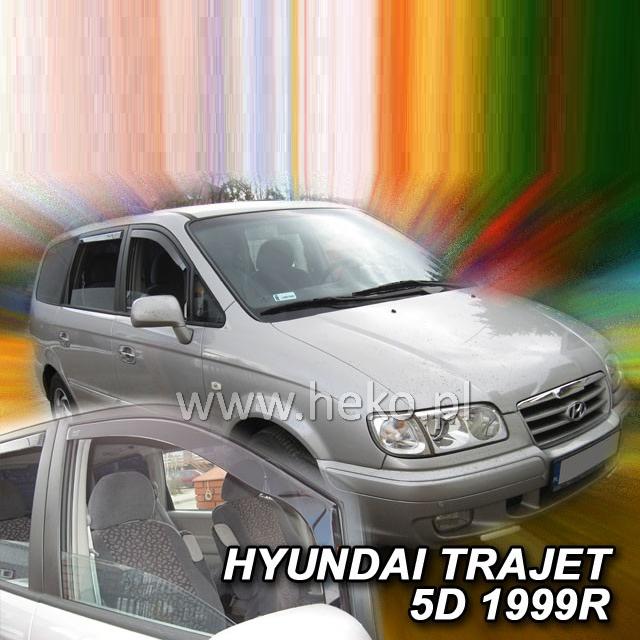 Protiprůvanové plexi ofuky (deflektory) Hyundai Trajet 5D 99-07R