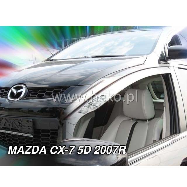 Protiprůvanové plexi ofuky (deflektory) Mazda CX-7 4D 06R