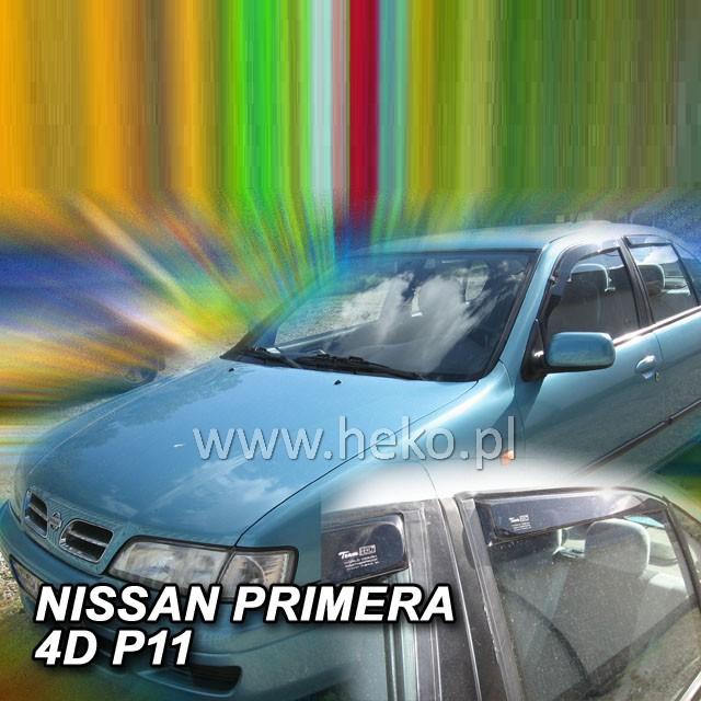 Protiprůvanové plexi ofuky (deflektory) Nissan Primera P11 5D 96--02R (+zadní)