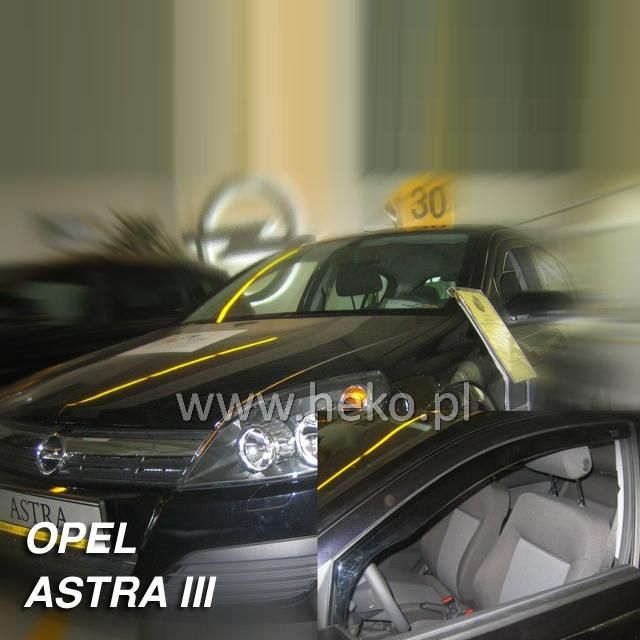 Protiprůvanové plexi ofuky (deflektory) Opel Astra III H 5D 04R