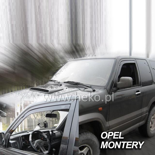 Protiprůvanové plexi ofuky (deflektory) Opel Monterey 3/5D 92--00R