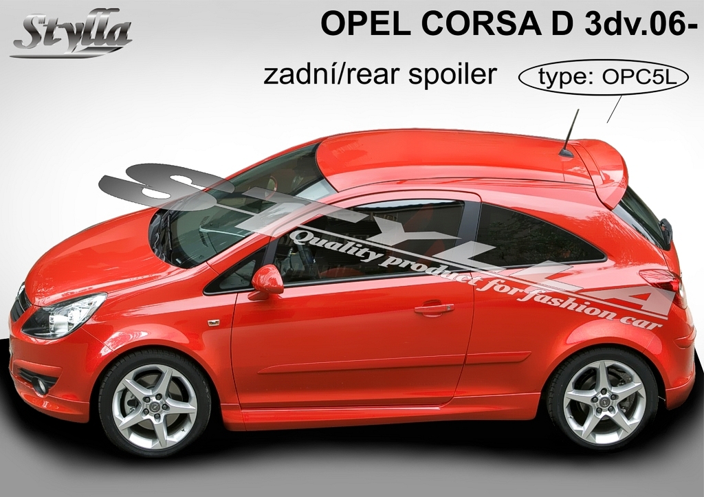 Stříška OPEL Corsa D 3dv. r.v. 06--