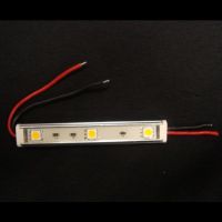 SMD LED modul v hliníkovém pouzdře, 3 SMD LED, barva bílá, 1ks 