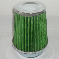 Universální vzduchový filtr JBR, barva zelená/chrom 