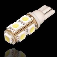 Žárovka parkovací W5W, T10 - 9 x LED SMD BÍLÉ - bezpaticové, 1ks 