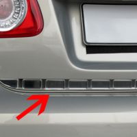 Lišta hrany kufru Citroen BERLINGO II - nerez + plast 