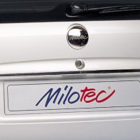 Milotec lišta nad zadní SPZ - nerez, Škoda Octavia Lim./Combi 