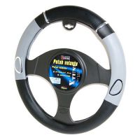 Potah volantu RALLY šedý 