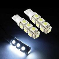 Bílá parkovací žárovka T10 - 13 x LED SMD - bezpaticové, 1ks 