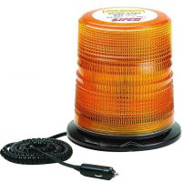 Zábleskový maják 12-24V, oranžový magnet 