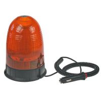 Zábleskový LED maják, 12V, oranžový magnet, homologace 