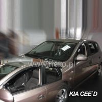 Protiprůvanové plexi ofuky (deflektory) Kia Cee´d 5D 07R 