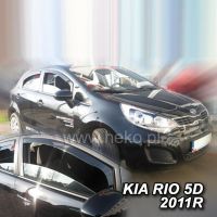 Protiprůvanové plexi ofuky (deflektory) Kia Rio 5D 11R htb 