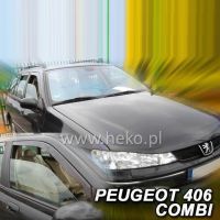 Protiprůvanové plexi ofuky (deflektory) Peugeot 406 4D 96R 