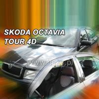 Protiprůvanové plexi ofuky (deflektory) Škoda Octávia 4D 97R (+zadní) Sedan 