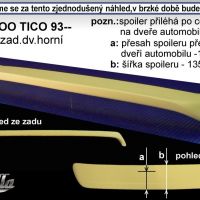 Stříška DAEWOO Tico r.v. 95-- 