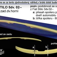 Stříška FIAT Stilo 5dv. r.v. 01--   