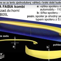 Stříška ŠKODA Fabia combi r.v. 00-07 